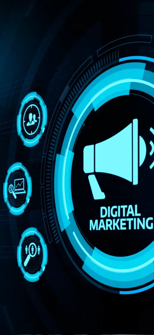 Painel de automação de marketing digital